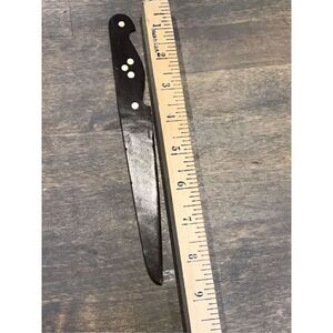 Vintage wooden letter opener with mother of pearl inlay